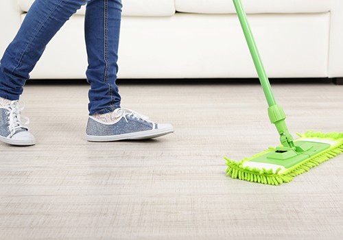 Hardwood Mopping | Flemington Department Store