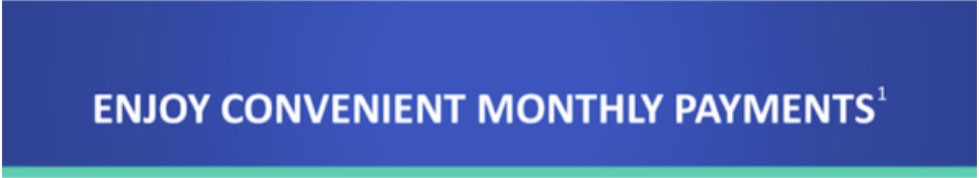 Enjoy convenient monthly payments | Flemington Department Store