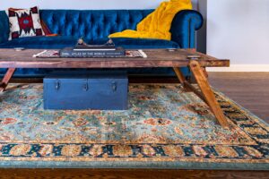 Blue sofa for living room | Flemington Department Store