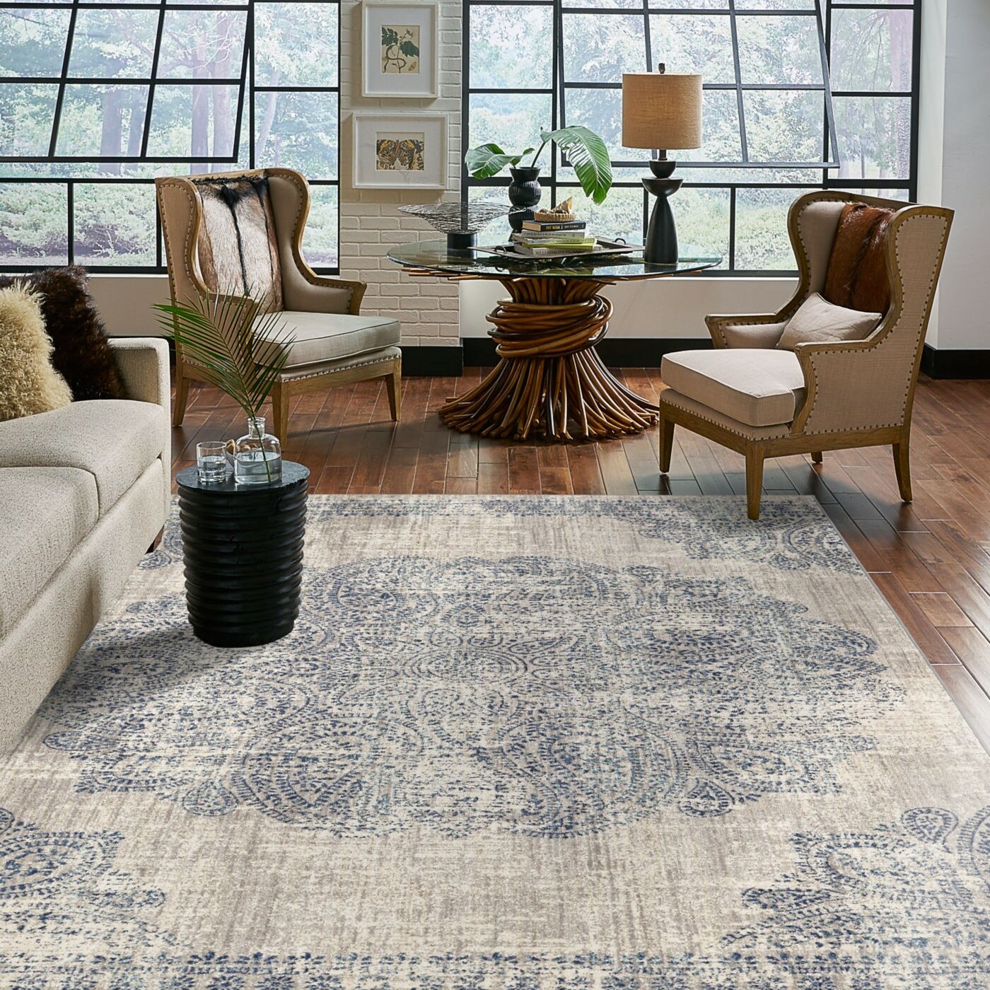 Area rug in living room | Flemington Department Store